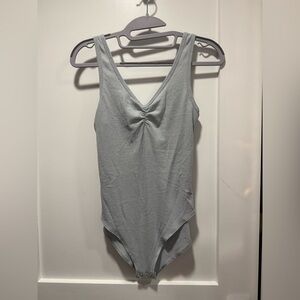 American Eagle Outfitters Gray Bodysuit